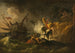 Statek tonący - Pierre-Jacques Volaire — widok dzieła