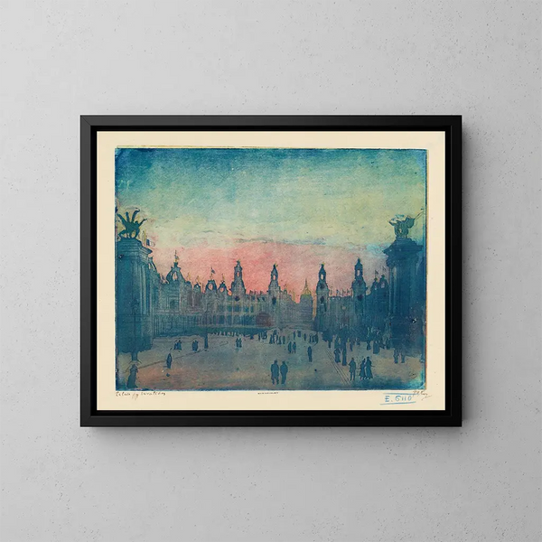 Palais des Invalides - Pierre-Marcel Roy — oprawiony obraz na ścianie