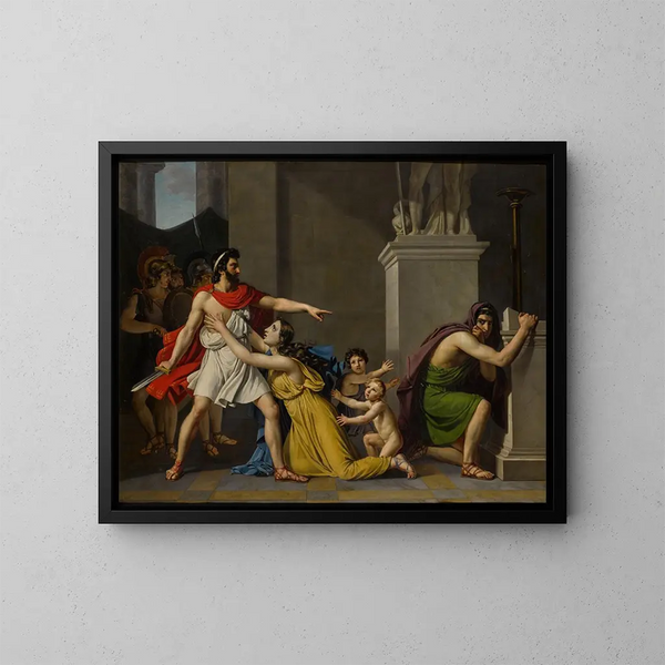 Pyrrhus i Polites - Pierre-Narcisse Guérin — oprawiony obraz na ścianie
