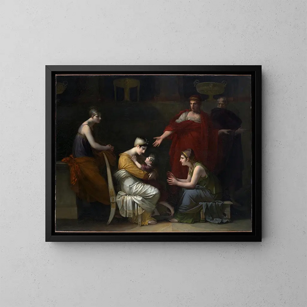 Andromaque i Astyanax - Pierre-Paul Prud'hon — oprawiony obraz na ścianie