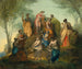 Apollon i dziewięć Muz na górze Parnas - Pierre-Paul Prud'hon — widok dzieła