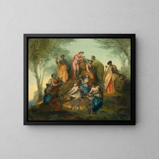 PierrePaul Prudhon - Apollo And The Nine Muses On Mount Parnassus.webp
