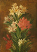 różowego i białego kwitnącego laurowego drzewa - Pierre Adrien Chabal-Dussurgey — widok dzieła