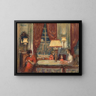 Pierre Bonnard - Evening Under the Lamps La Soire sous les lampes.webp