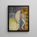 Kobieta wychodząca z kąpieli - Pierre Bonnard — oprawiony obraz na ścianie
