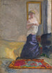Młoda kobieta rozbierająca się - Pierre Bonnard — widok dzieła