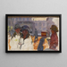 La Rue orgue de Barbarie - Pierre Bonnard — oprawiony obraz na ścianie