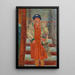 La robe rouge - Pierre Bonnard — oprawiony obraz na ścianie
