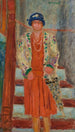 La robe rouge - Pierre Bonnard — widok dzieła
