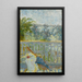 Le balcon et l'ombrelle - Pierre Bonnard — oprawiony obraz na ścianie