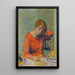 Le corsage rayé - Pierre Bonnard — oprawiony obraz na ścianie