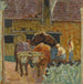 Les Deux bœufs et la ferme - Pierre Bonnard — widok dzieła