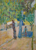 Postać pod drzewem - Pierre Bonnard — widok dzieła