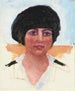 Tête de femme toque noire Mme Lucienne Dupuy de Frenelle étude - Pierre Bonnard — widok dzieła