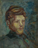 Głowa młodego brodatego mężczyzny - Pierre Bonnard — widok dzieła