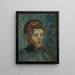 Głowa młodego brodatego mężczyzny - Pierre Bonnard — oprawiony obraz na ścianie