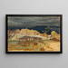 Wioska z burzowym niebem - Pierre Bonnard — oprawiony obraz na ścianie