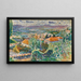 Widok na Cannet - Pierre Bonnard — oprawiony obraz na ścianie