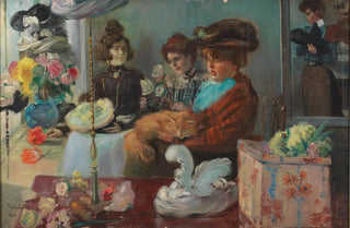 Pierre Georges Jeanniot - At the Milliner.webp