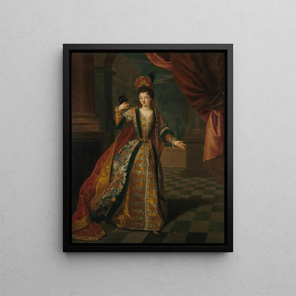 Pierre Gobert - Portrait prsum de Mademoiselle de Nantes LouiseFranoise de Bourbon 16731743 en costume de bal.webp