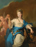 Portret księżnej de Beauvau-Craon prawdopodobnie Anne-Marguerite-Gabrielle 1707-1792 jako Hebe - Pierre Gobert i atelier — widok dzieła