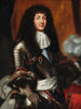 Louis XIV z czarną peruką i zbroją - Pierre Mignard — widok dzieła