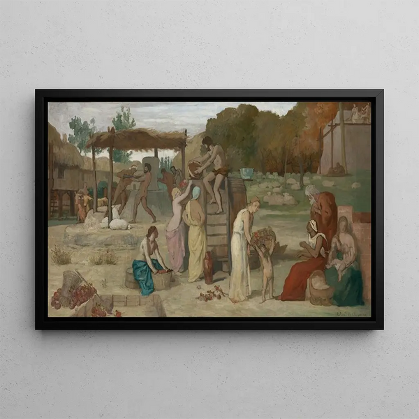 Cidre - Pierre Puvis de Chavannes — oprawiony obraz na ścianie