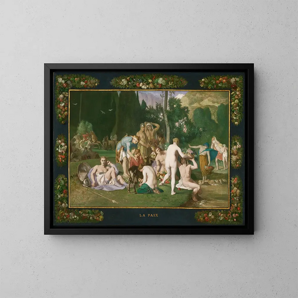 Pokój - Pierre Puvis de Chavannes — oprawiony obraz na ścianie