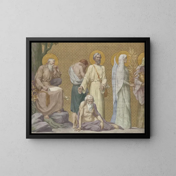Procesja - Pierre Puvis de Chavannes — oprawiony obraz na ścianie