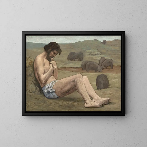Syn marnotrawny - Pierre Puvis de Chavannes — oprawiony obraz na ścianie