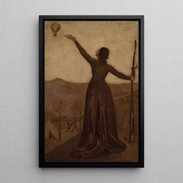 Studium do Balonu - Pierre Puvis de Chavannes — oprawiony obraz na ścianie