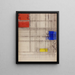 Studium do kompozycji - Piet Mondrian — oprawiony obraz na ścianie