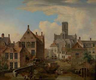 PieterFrans De Noter - St Bavos Cathedral and the Reep in Ghent.webp