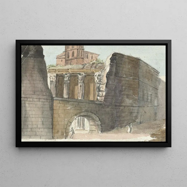 Pieter Bartholomeusz Barbiers - Romeinse runes.webp
