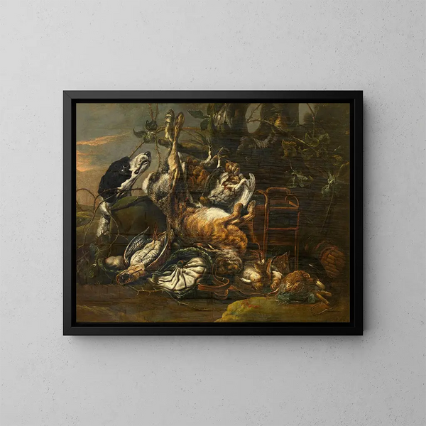 Martwa natura - Pieter Boel — oprawiony obraz na ścianie