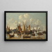 Wizyta Wilhelma III Orańskiego w Dordrecht w 1672 roku - Pieter Bout — oprawiony obraz na ścianie