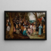 Kazanie św. Jana Chrzciciela - Pieter Bruegel starszy — oprawiony obraz na ścianie