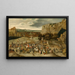 Calvaire - Pieter Brueghel młodszy — oprawiony obraz na ścianie