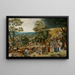Chrystus niosący krzyż - Pieter Brueghel młodszy — oprawiony obraz na ścianie