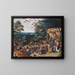 Chrystus na drodze krzyżowej - Pieter Brueghel młodszy — oprawiony obraz na ścianie