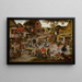 Kermesse de Saint-Georges - Pieter Brueghel młodszy — oprawiony obraz na ścianie