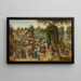 Powrót z jarmarku - Pieter Brueghel Młodszy — oprawiony obraz na ścianie