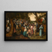 Święty Jan Chrzciciel głoszący - Pieter Brueghel młodszy — oprawiony obraz na ścianie