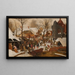Uczczenie Trzech Króli - Pieter Brueghel Młodszy — oprawiony obraz na ścianie