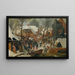 L'Adoration des mages dans la neige - Pieter Brueghel le Jeune — oprawiony obraz na ścianie
