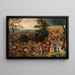 Le Portement de croix - Pieter Brueghel młodszy — oprawiony obraz na ścianie