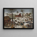 Spis ludności w Betlejem według Pieter Brueghel starszy - Pieter Brueghel młodszy — oprawiony obraz na ścianie