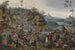 La Kermesse de Saint Georges avec la danse autour du mât de mai - Pieter Brueghel le Jeune — widok dzieła