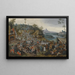La Kermesse de Saint Georges avec la danse autour du mât de mai - Pieter Brueghel le Jeune — oprawiony obraz na ścianie
