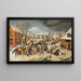 "Le Massacre des Innocents à Bethléem" - Pieter Brueghel młodszy — oprawiony obraz na ścianie